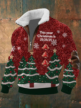 🔥Buy $69 save 10%🔥Men's Retro His Year Christmas Is 25/25/25 Print Casual Sweatshirt