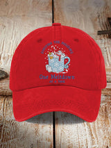 🦌Buy 3 Get 15% Off🦌Retro Christmas Snowman In Coffee Surviving The Holidays One Meltdown At A Time Print Baseball Cap