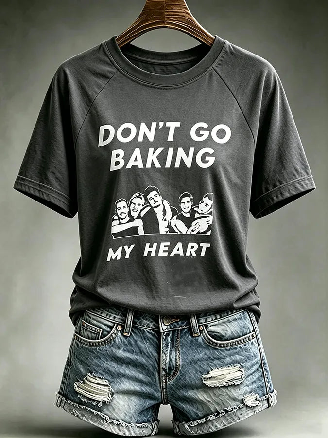 Bedrucktes Damen-T-Shirt für Tourneemusik