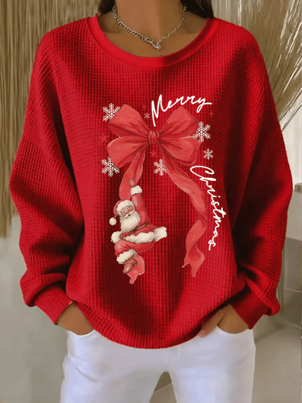 🦌Buy 3 Get 15% Off🦌Women's Christmas Print Round Neck Sweatshirt