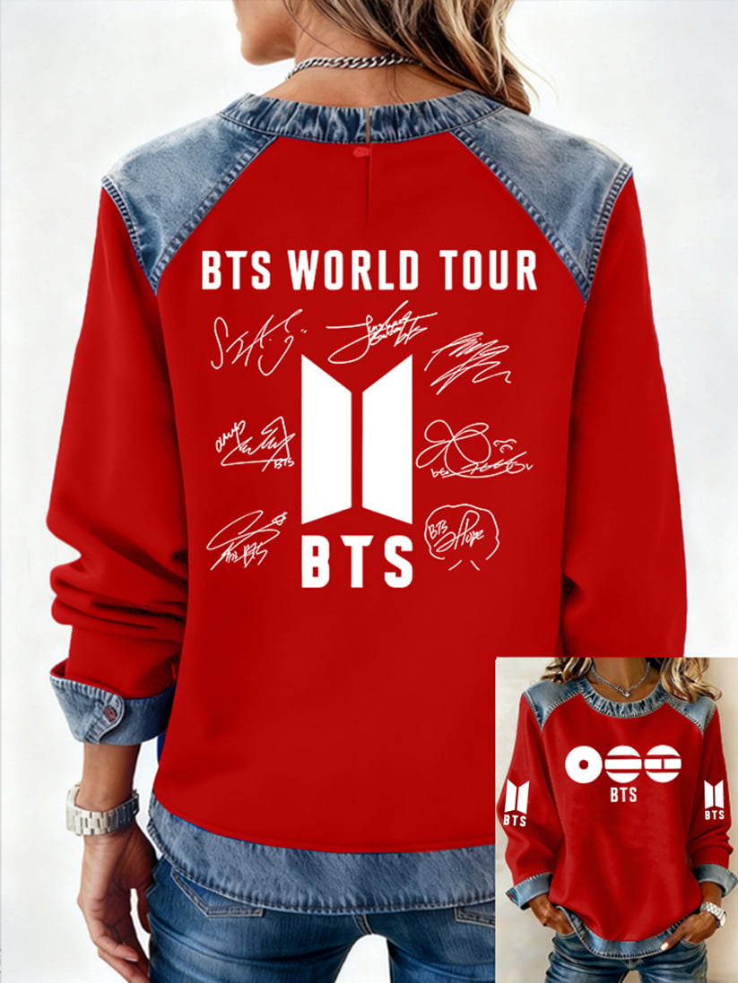 🔥Buy 3 Get 15% Off🔥Women'S 2026 Bts Comeback Printed Casual Sweatshirt