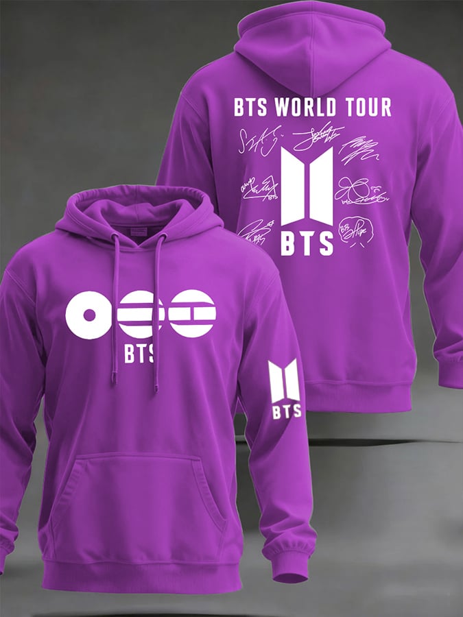 🔥Buy 3 Get 15% Off🔥Men'S 2026 Bts Comeback Printed Hoodie