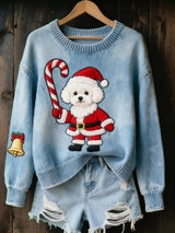 🦌Buy 3 Get 15% Off🦌Women's Casual Christmas Animal Art Print Sweater