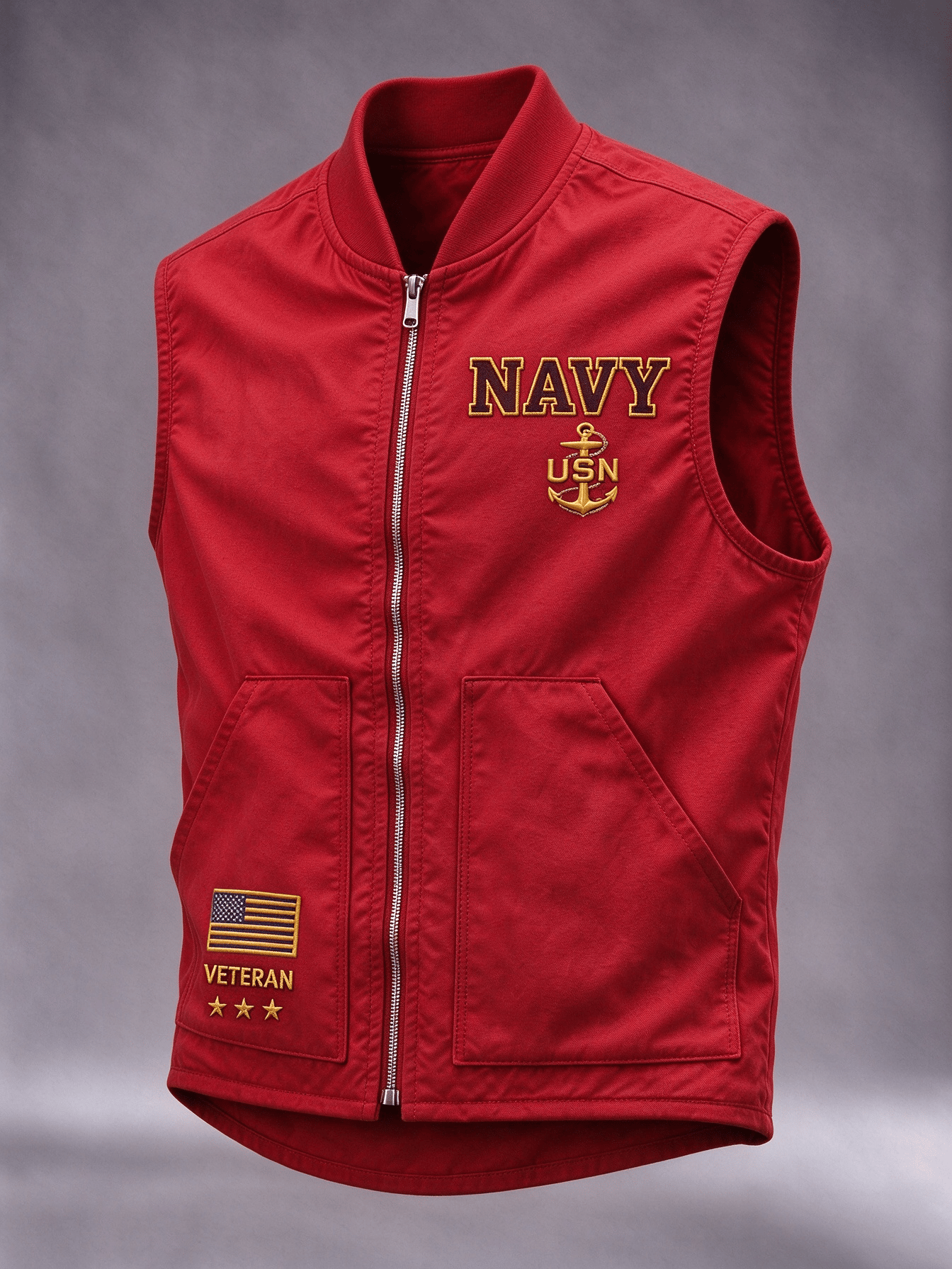 Men's Veteran Pride  Printed Vest