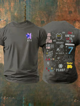 🔥Buy 3 Get 15% Off🔥Men's K-pop  Print Casual T-Shirt