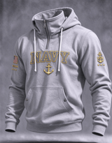 Men's American Veterans Print Hoodie