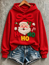 Women's Christmas Print Hoodie