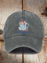 🦌Buy 3 Get 15% Off🦌Retro Christmas Snowman In Coffee Surviving The Holidays One Meltdown At A Time Print Baseball Cap