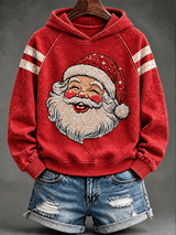 Women's Casual Printed Hooded Sweatshirt