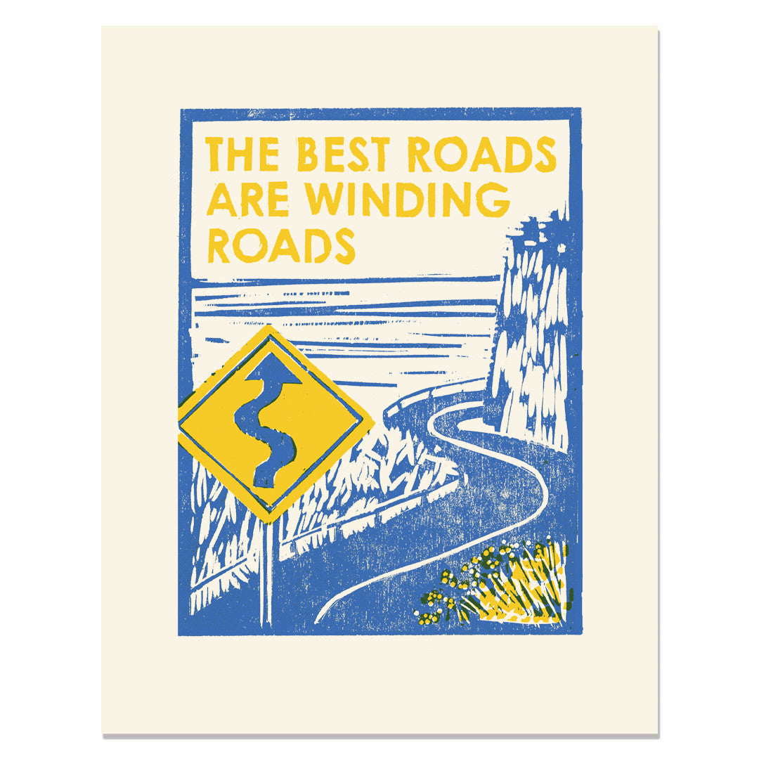 Winding Roads Art Print