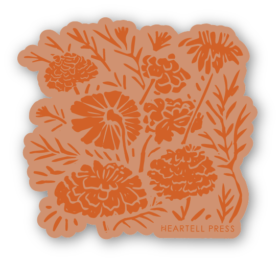 Marigolds Ecofriendly Sticker