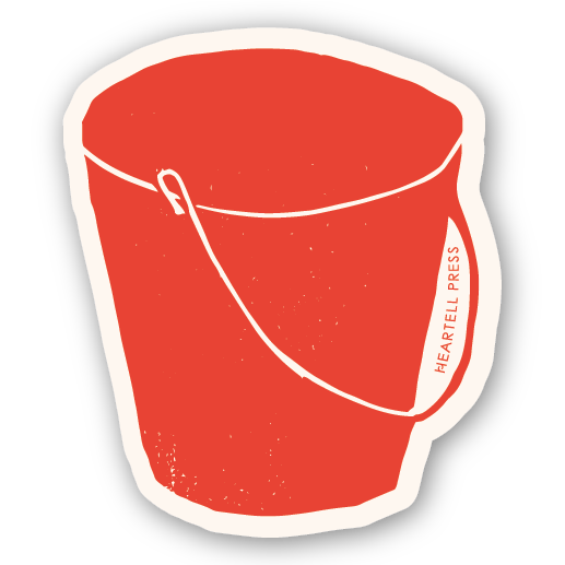 Bucket Ecofriendly Sticker