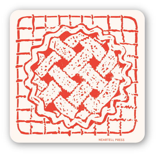 Pie Ecofriendly Sticker