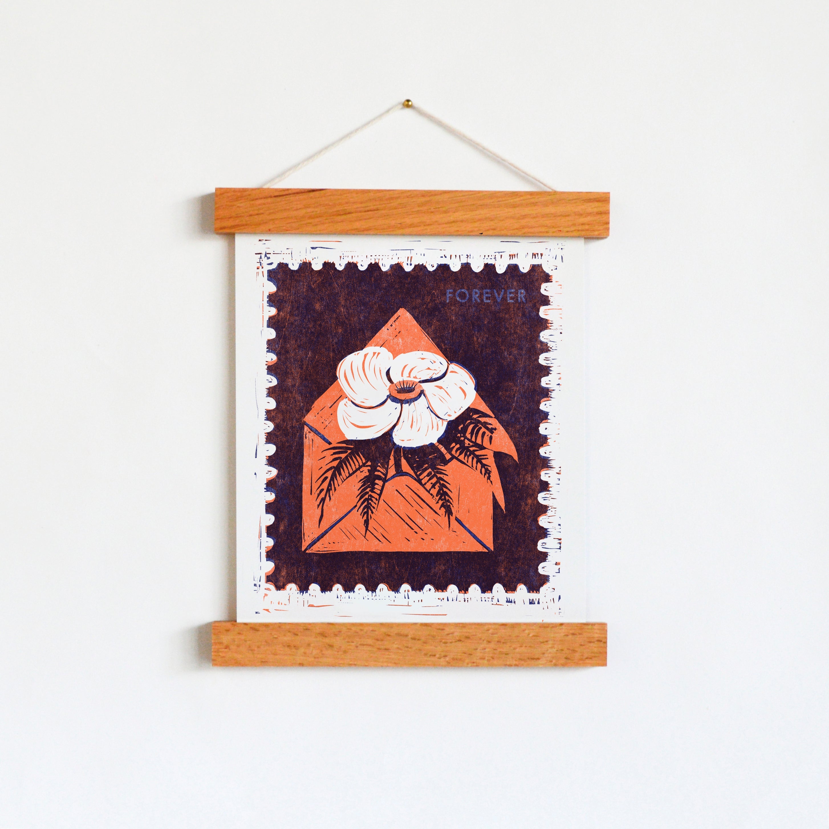 Postage Stamp 8x10 Art Print