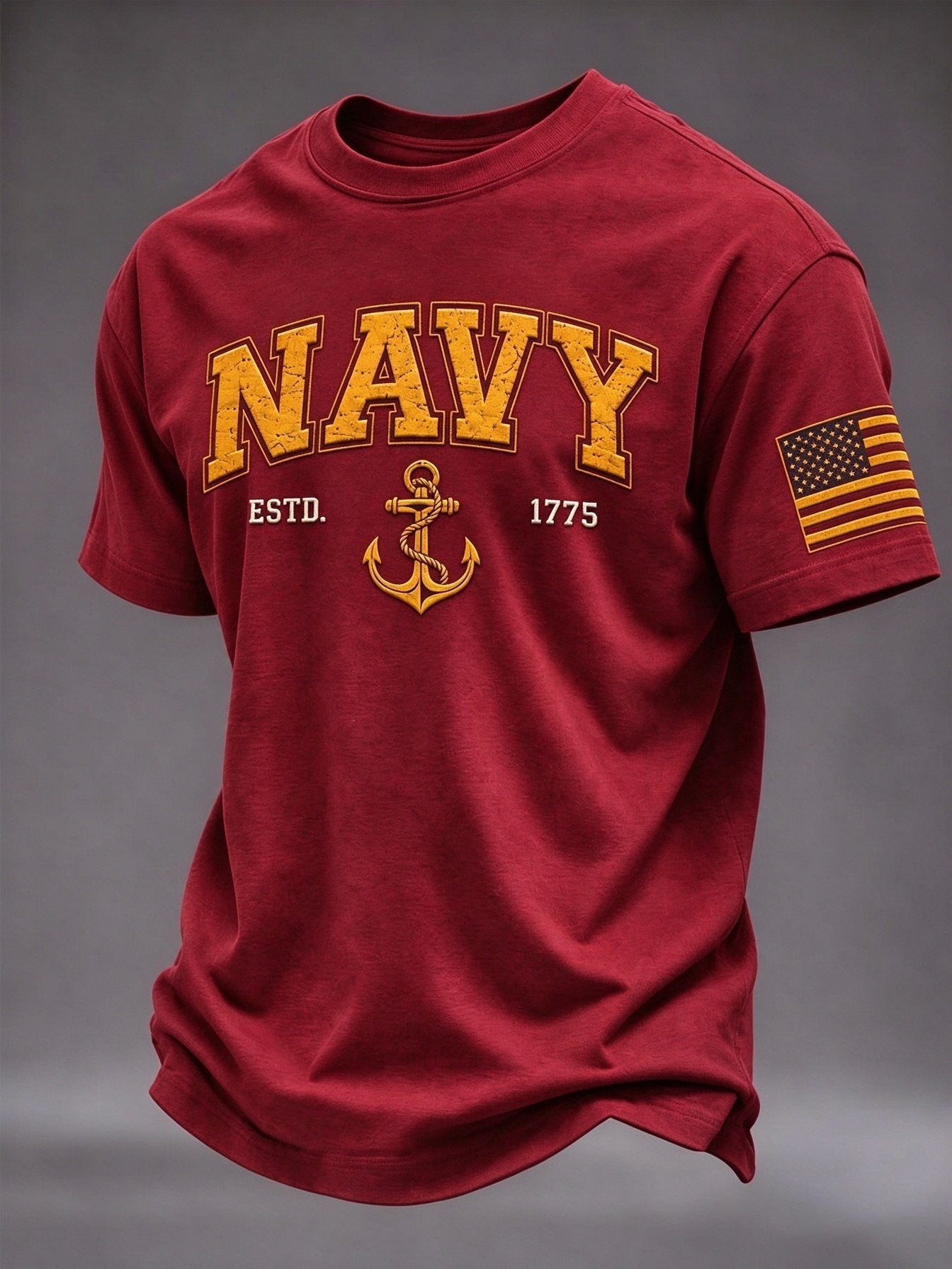 Men's American veterans Printed Short-Sleeve T-Shirt