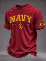 Men's American veterans Printed Short-Sleeve T-Shirt