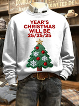 🔥Buy $69 save 10%🔥Men's Retro This Christmas 25/25/25 In 2025 Years Print Sweatshirt
