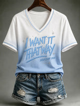 Damen-T-Shirt mit Musik-Kunstdruck