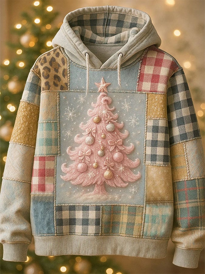 🦌Buy 3 Get 15% Off🦌Women's Casual Retro Print Long Sleeve Hooded Sweatshirt