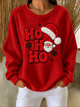 Women's Christmas Printed Casual Sweatshirt