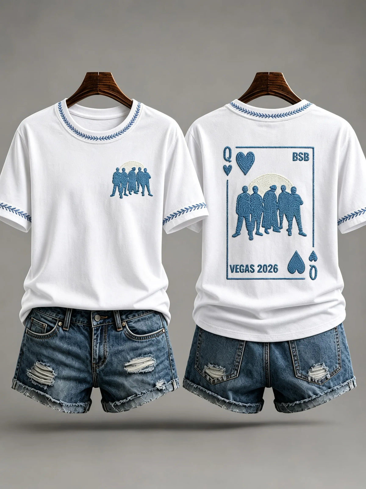 Bedrucktes Damen-T-Shirt für Tourneemusik
