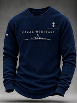 Men's Casual Art Printed Long-Sleeve Sweatshirt