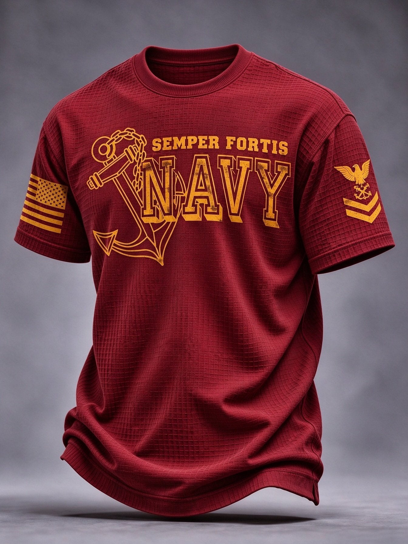 Men's American veterans Printed Short-Sleeve T-Shirt