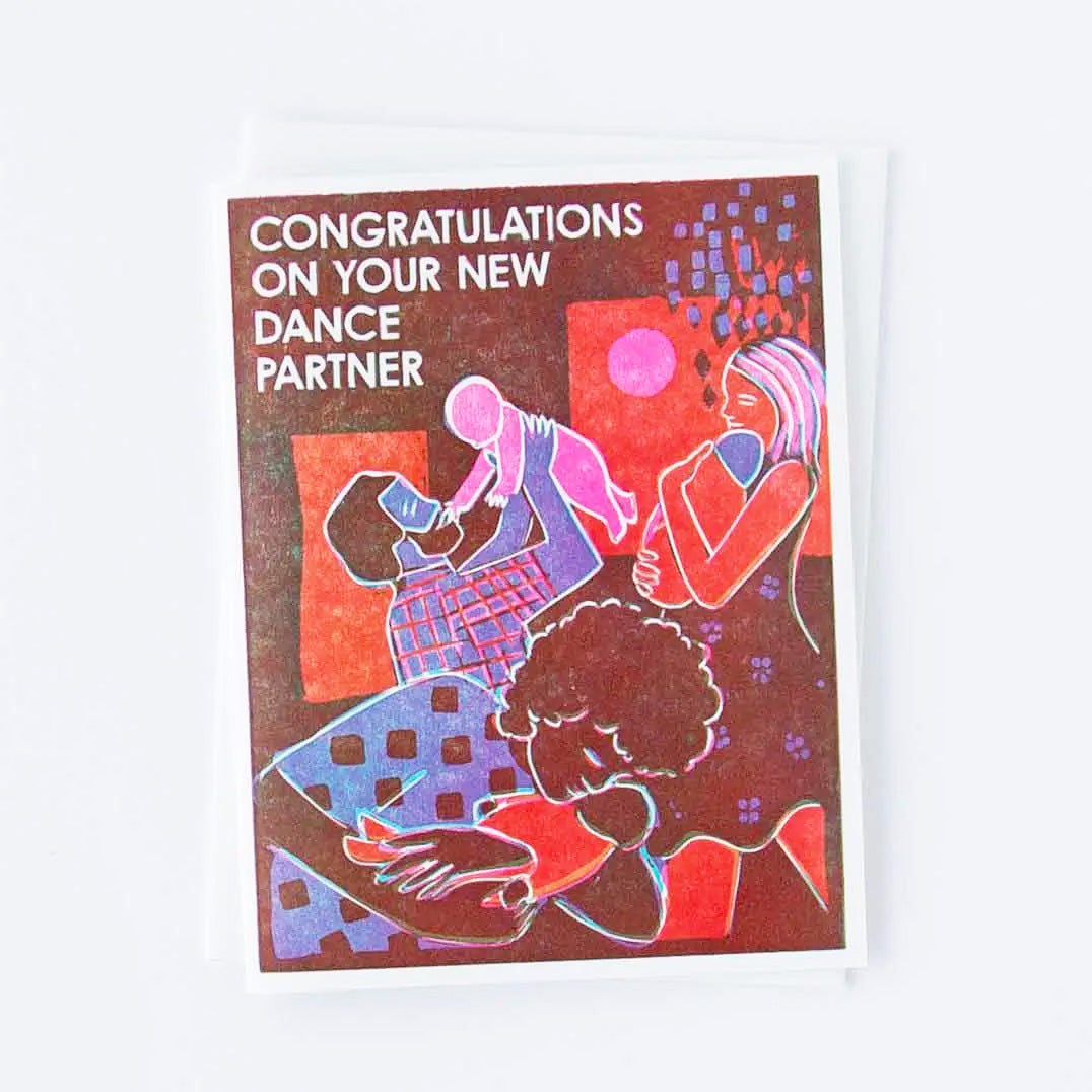 Congratulations On Your New Dance Partner (New Baby) Card
