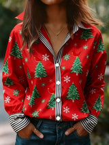 🦌Buy 3 Get 15% Off🦌Women's Casual Plaid Print Long Sleeve Shirt
