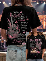 Country Singer Commemorative Printed T-Shirt