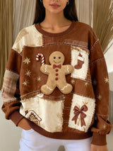 🦌Buy 3 Get 15% Off🦌Women's Casual Christmas Print Long Sleeve Sweatshirt