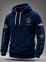 Men's Casual Art Printed Long-Sleeve Hoodie