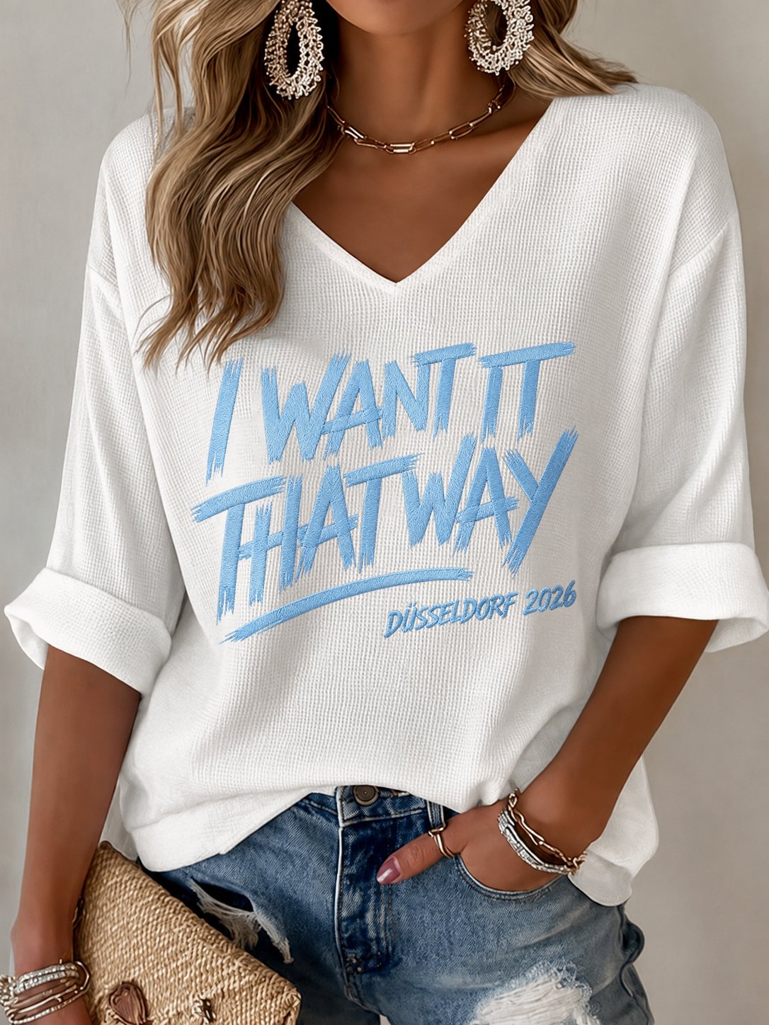 Women's Musical Art Printed T-shirt