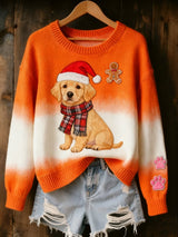 🦌Buy 3 Get 15% Off🦌Women's Casual Christmas Animal Art Print Sweater