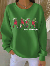🦌Buy 3 Get 15% Off🦌Women's Retro That'S It I'M Not Going Print Round Neck Sweatshirt