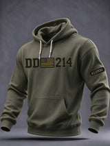Men's Veteran DD-214 Print Hoodie
