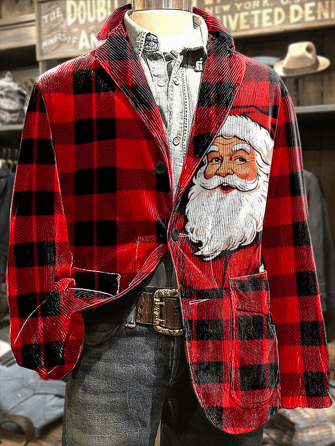 🔥Buy $69 save 10%🔥Men's Retro Christmas Casual Blazer