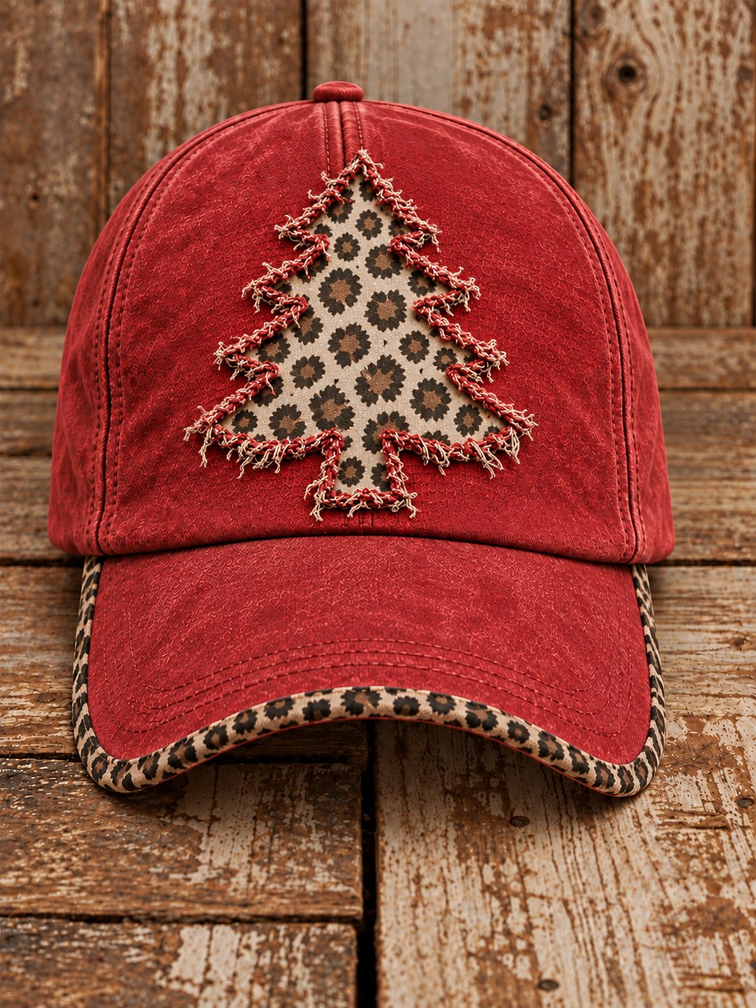 Unisex Christmas Tree Print Baseball Cap