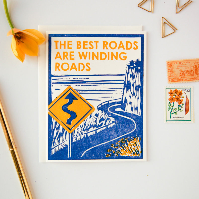 Winding Roads Art Print